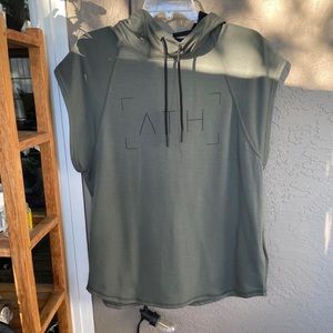 Drawstring Hooded Sports Tank